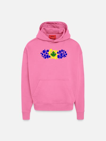 FB - Fener - Istanbul - Sweat à capuche bio épais oversize fabriqué en UE - AURA PINK