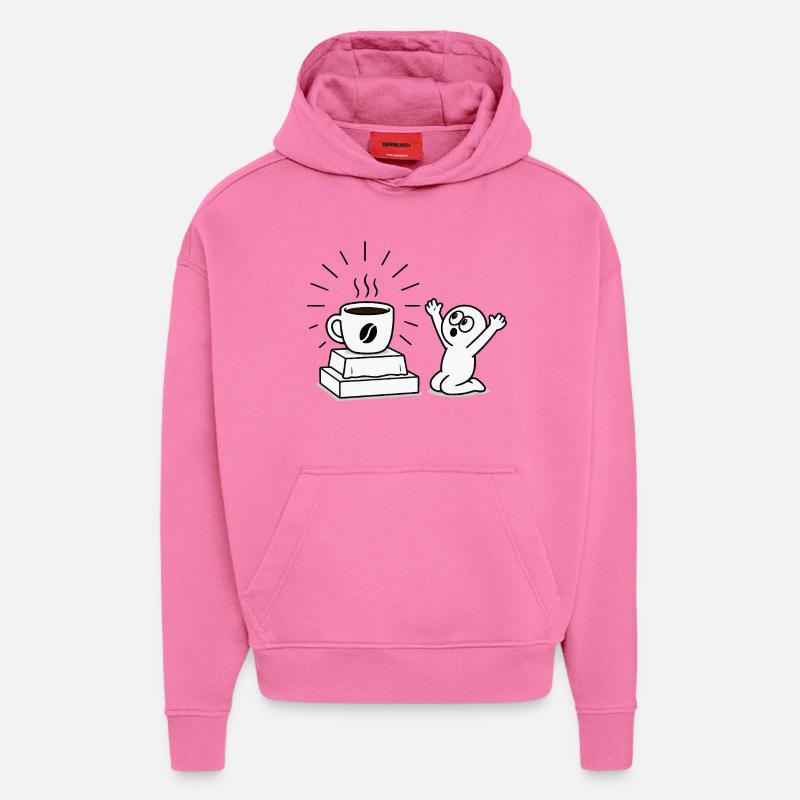 Coffee Mug Joy Comic Design - Hoodie- made by SPREAD  - AURA PINK