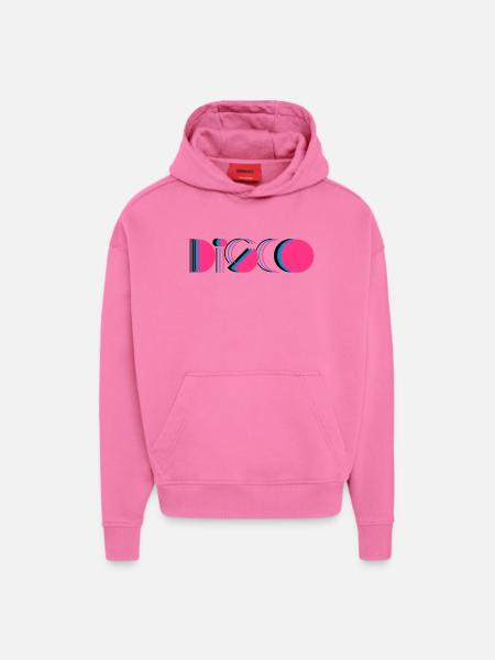 disco - Hoodie- made by SPREAD - AURA PINK