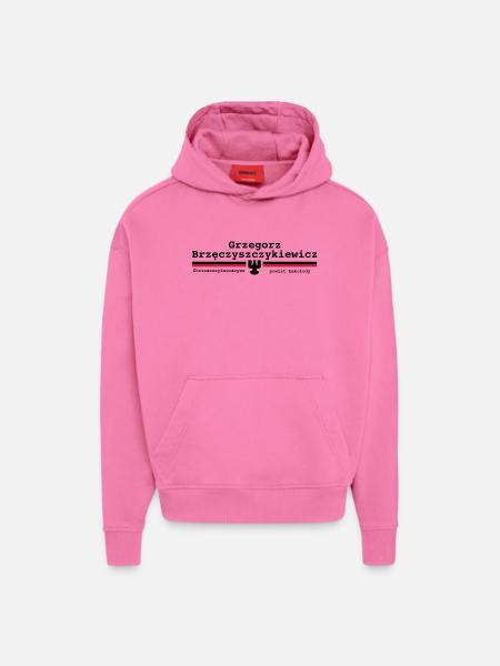 Grzegorz B. - Hoodie- made by SPREAD - AURA PINK