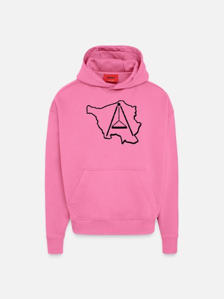 Saarland-Schwenker - Hoodie- made by SPREAD - AURA PINK