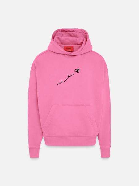 Fly sumsum - Hoodie- made by SPREAD  - AURA PINK
