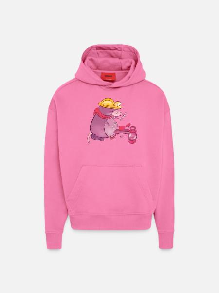 mole - Hoodie- made by SPREAD  - AURA PINK