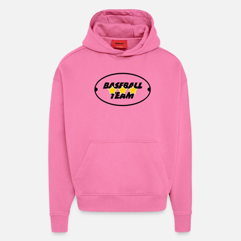 Baseballmannschaft – Sport - Hoodie- made by SPREAD  - AURA PINK