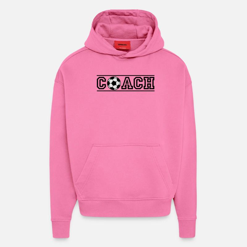 Fußballtrainer - Hoodie- made by SPREAD  - AURA PINK
