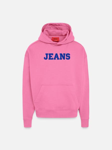 JEANS - Hoodie- made by SPREAD  - AURA PINK