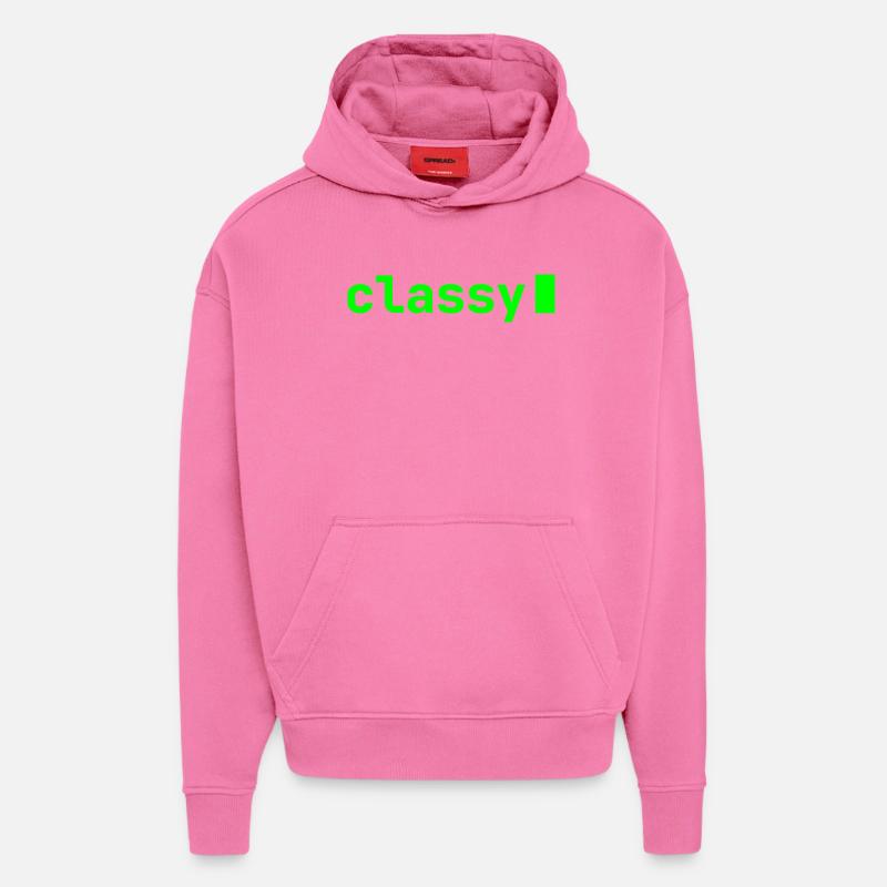 classy | Developer mood - Hoodie- made by SPREAD - AURA PINK
