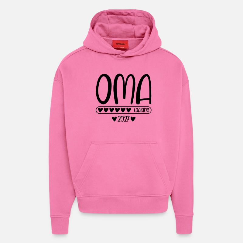 Oma 2027 loading - Hoodie- made by SPREAD  - AURA PINK