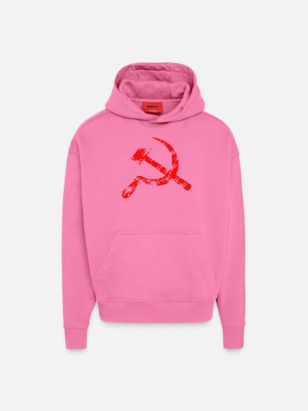 sickle - Hoodie- made by SPREAD  - AURA PINK