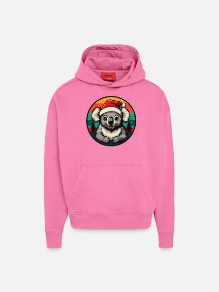 Koala Christmas X-Mas - Hoodie- made by SPREAD  - AURA PINK