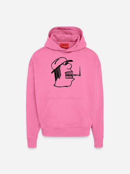 al capone - Hoodie- made by SPREAD - AURA PINK