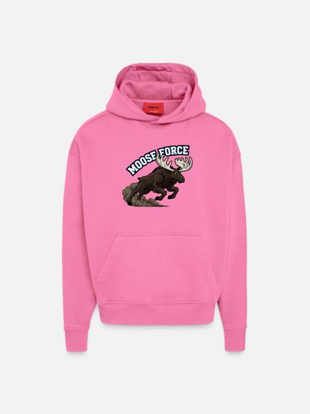 Moose Force Wildelch-Power - Hoodie- made by SPREAD - AURA PINK