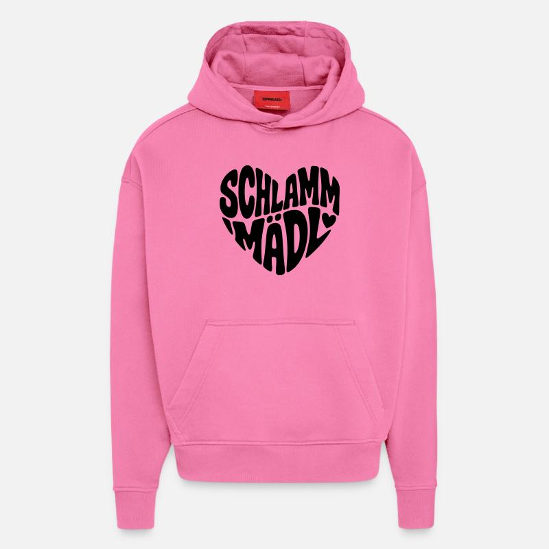 Schlamm Mädl  - Hoodie- made by SPREAD  - AURA PINK