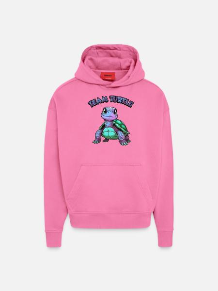 Team Turtle - 2 - Hoodie- made by SPREAD - AURA PINK