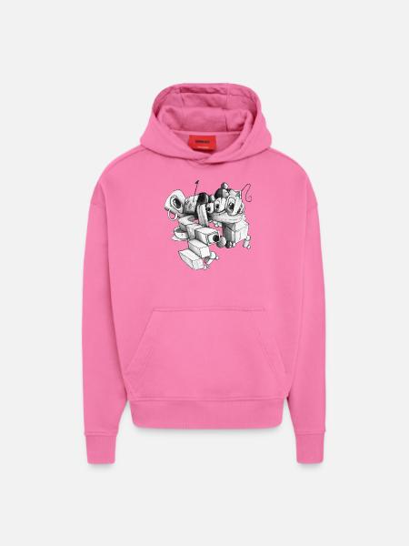 US MAIL - Hoodie- made by SPREAD - AURA PINK