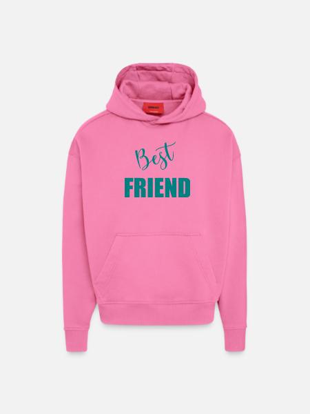 BEST FRIEND - Hoodie- made by SPREAD  - AURA PINK