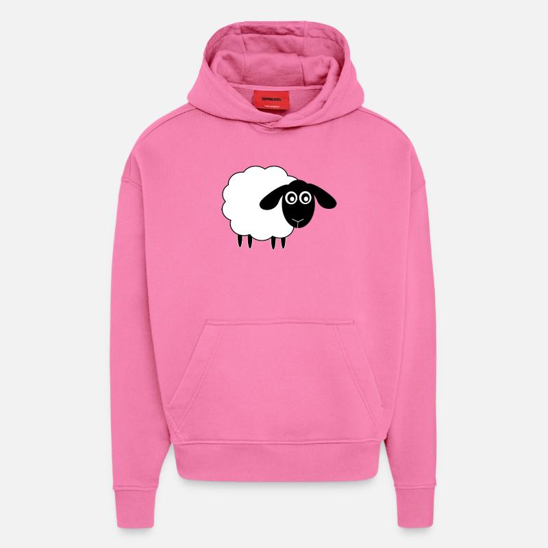 Schaf - Hoodie- made by SPREAD  - AURA PINK
