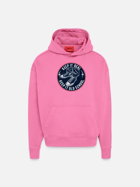 Keep It Oldschool - Hoodie- made by SPREAD - AURA PINK