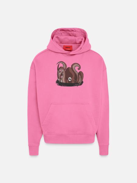 Der Beginn der Krake - Hoodie- made by SPREAD  - AURA PINK
