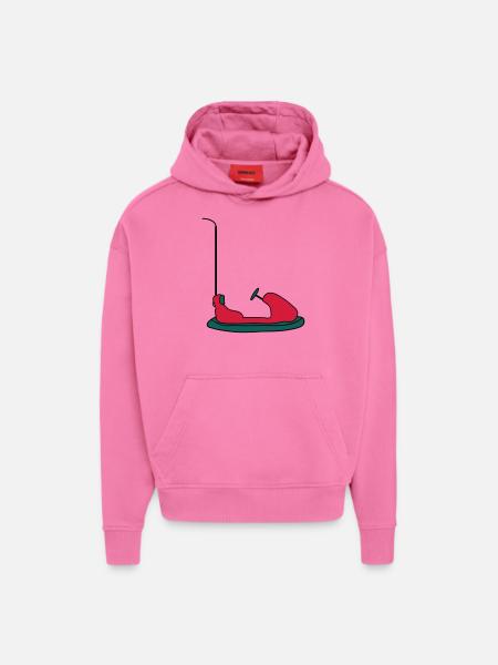 Autoscooter - Hoodie- made by SPREAD - AURA PINK