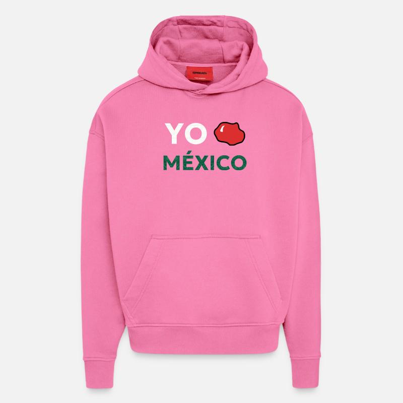 YO AMO MEXIKO - Hoodie- made by SPREAD  - AURA PINK