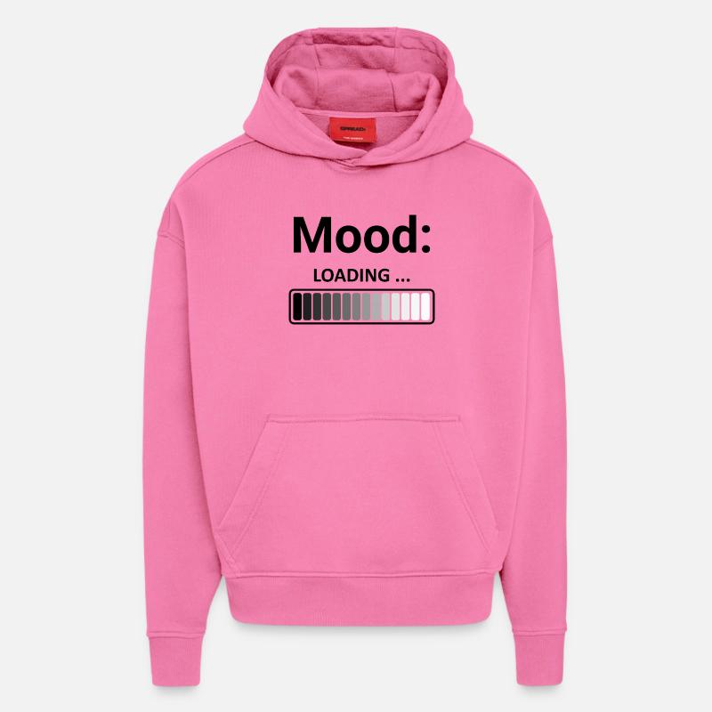 Mood Loading Stylish Design Loading Bar - Hoodie- made by SPREAD  - AURA PINK