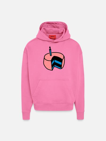 cake - Hoodie- made by SPREAD - AURA PINK