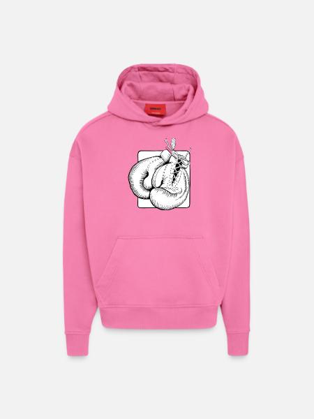 Boxing Gloves - Hoodie- made by SPREAD  - AURA PINK