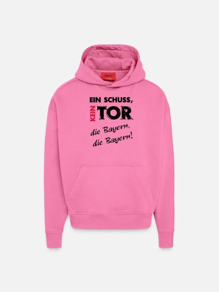 A shot a goal, Bayern - Hoodie- made by SPREAD  - AURA PINK