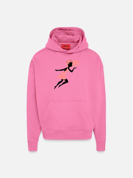 girly - Hoodie- made by SPREAD - AURA PINK