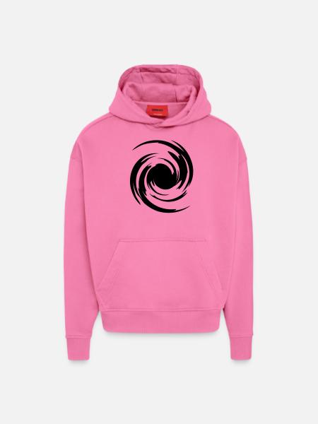 big_swirl - Hoodie- made by SPREAD  - AURA PINK