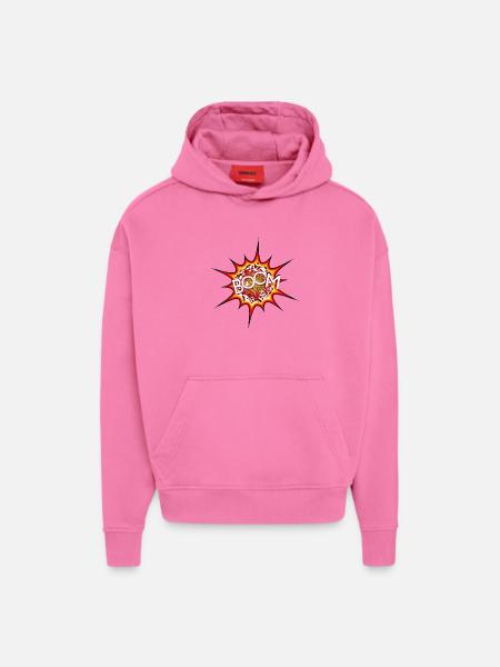 Explosion, bomb, explosion, bomb # - Hoodie- made by SPREAD  - AURA PINK