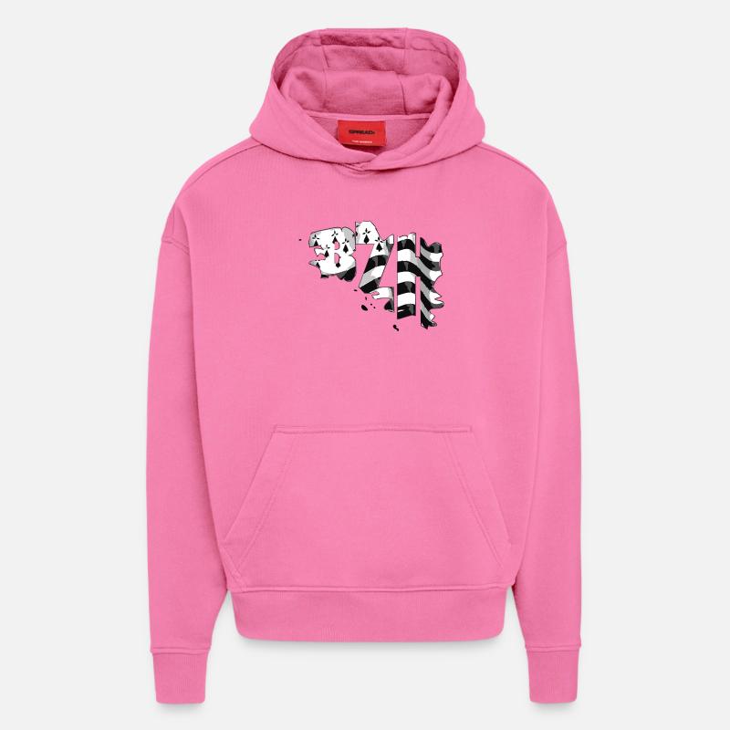 Brittany - Hoodie- made by SPREAD  - AURA PINK