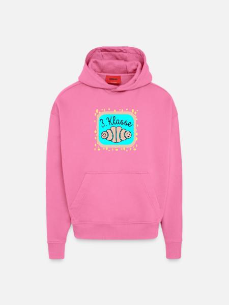 SCHULKIND FRANZBRÖTCHEN DRITTKLÄSSLER - Hoodie- made by SPREAD  - AURA PINK