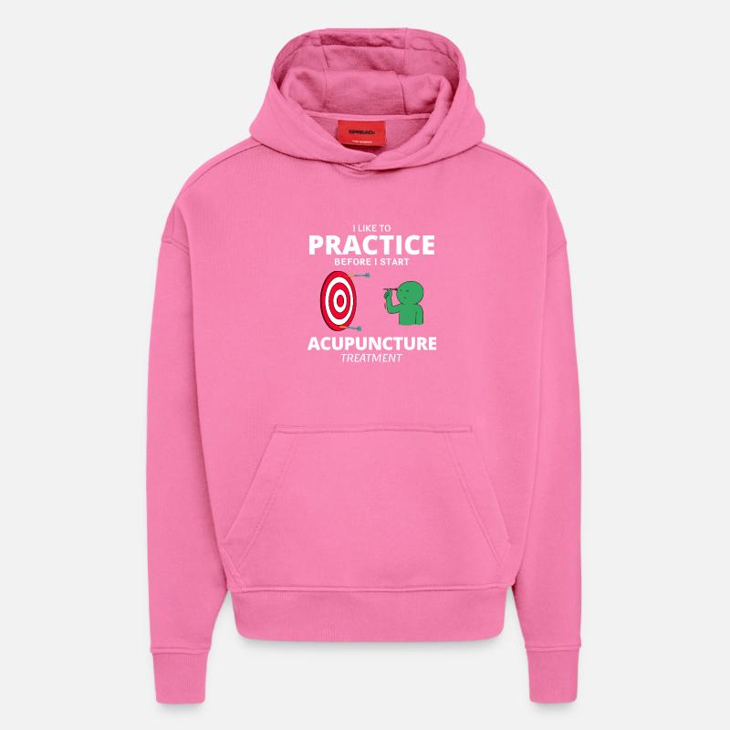 Akupunkturbehandlung Professionell Lustig - Hoodie- made by SPREAD  - AURA PINK