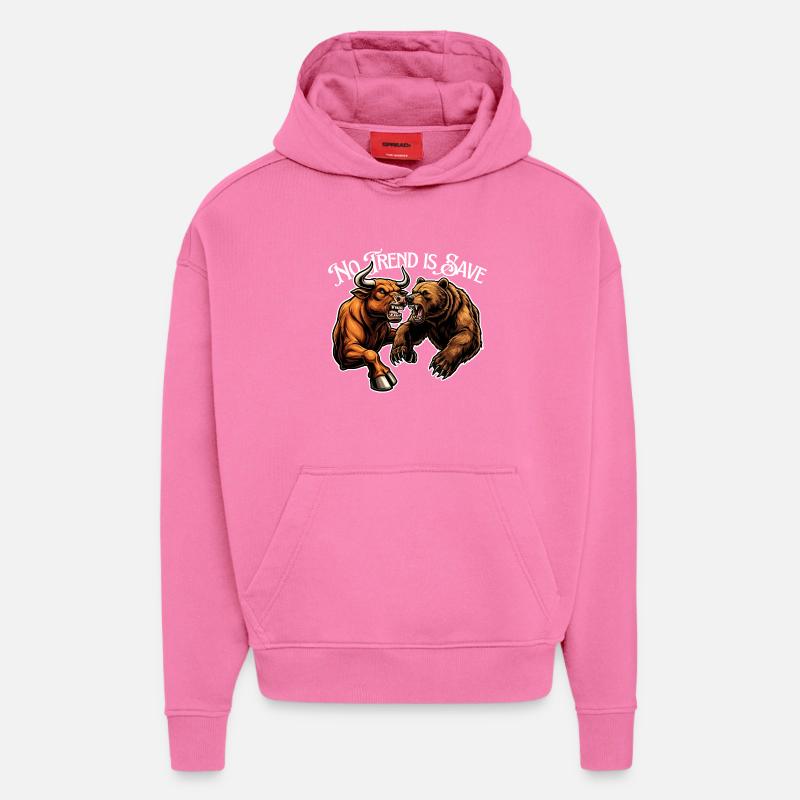 No trend is certain - Hoodie- made by SPREAD  - AURA PINK