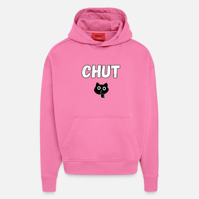 Sei still - Hoodie- made by SPREAD  - AURA PINK