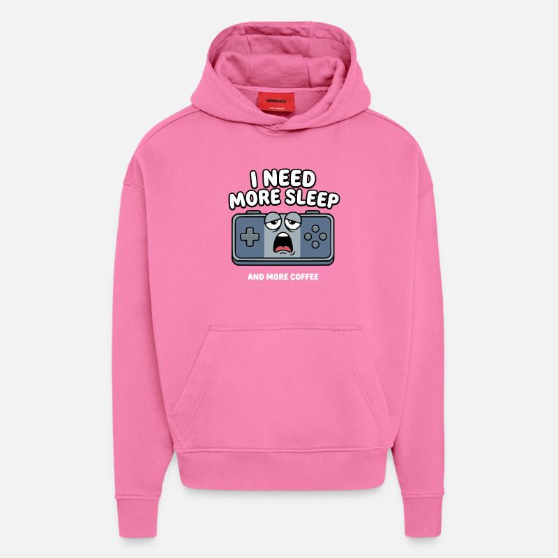 Schlafmangel Gaming Controller - Hoodie- made by SPREAD  - AURA PINK