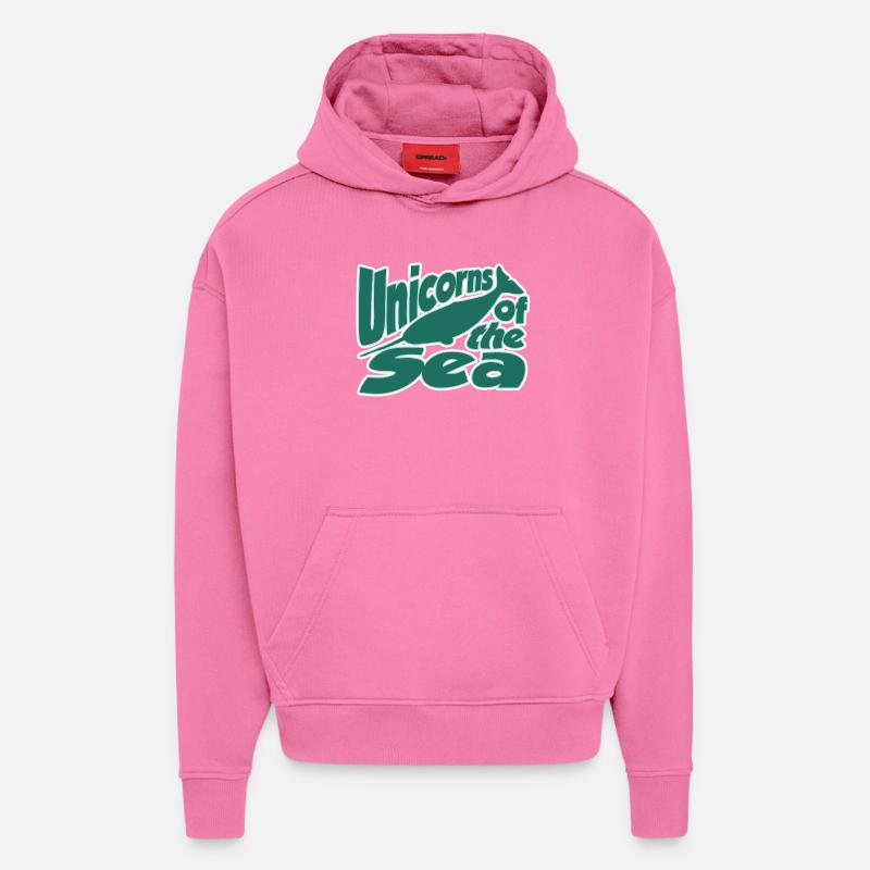 Einhörner des Meeres - Hoodie- made by SPREAD - AURA PINK