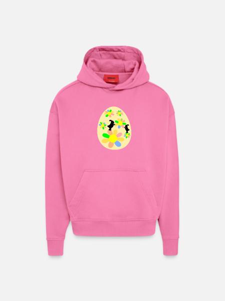 Easter Eggs Easter Bunny - Hoodie- made by SPREAD - AURA PINK