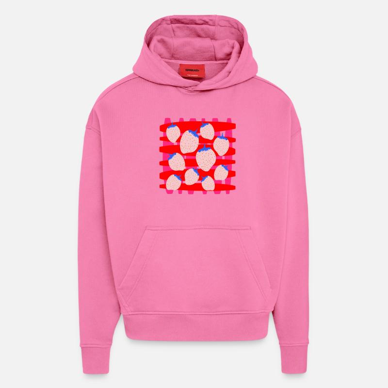 Erdbeeren - Hoodie- made by SPREAD  - AURA PINK