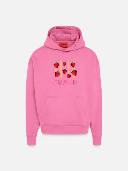 Erdbeere - Hoodie- made by SPREAD  - AURA PINK