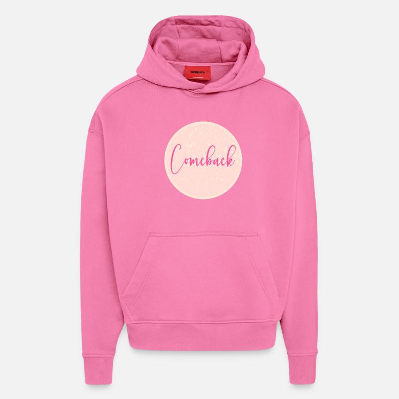 Comeback - Hoodie- made by SPREAD  - AURA PINK