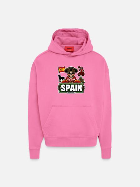 SkullCostume World Edition: Spain - Hoodie- made by SPREAD  - AURA PINK