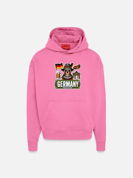 SkullCostume World Edition: Germany - Hoodie- made by SPREAD - AURA PINK