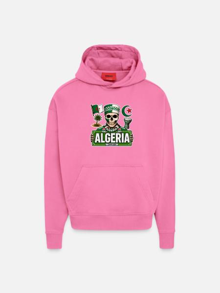 SkullCostume World Edition: Algeria - Hoodie- made by SPREAD  - AURA PINK