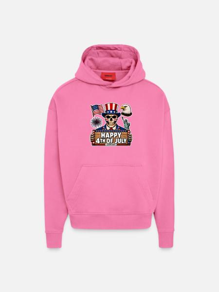SkullCostume Sonderausgabe: 4. Juli - Hoodie- made by SPREAD  - AURA PINK