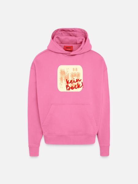 Kein Bock - Nö - Hoodie- made by SPREAD - AURA PINK