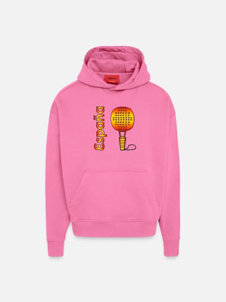 Padel Tennis Spanien - Hoodie- made by SPREAD - AURA PINK