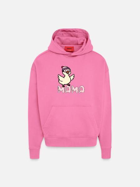Skier - Ski Mom - Hoodie- made by SPREAD - AURA PINK